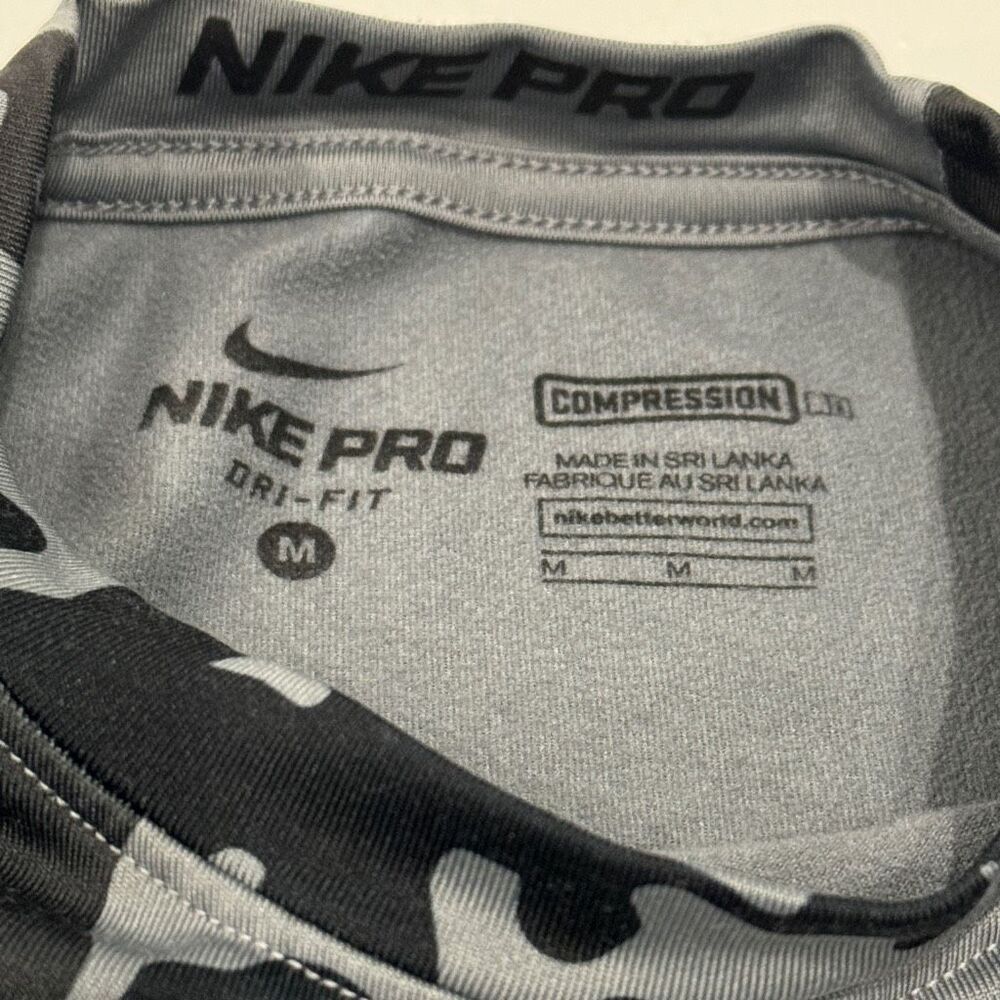 Nike Pro Boys Dri Fit Compression Shorts & Long Sleeve Top Lot Size Medium - Picture 9 of 13